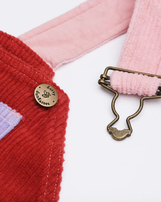 Rosebed Patchwork Chunky Cord  - Dotty Dungarees