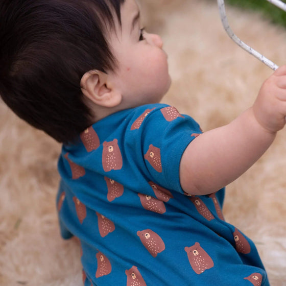 Teddy Bears Organic Romper - Little Green Radicals