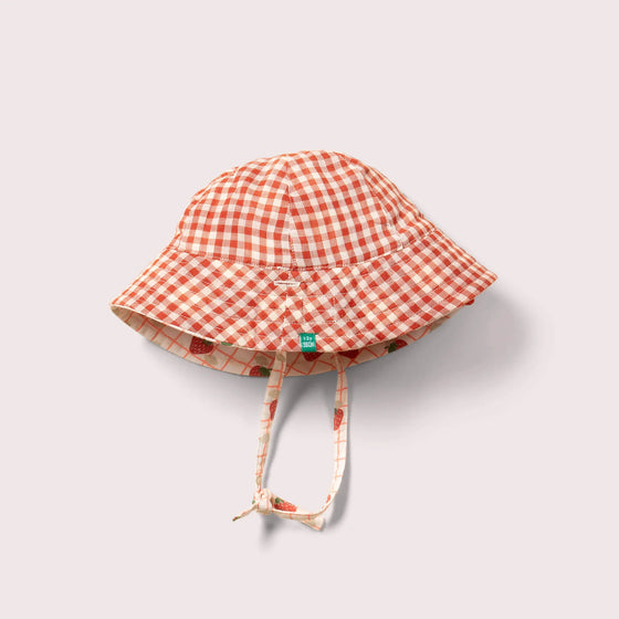 Strawberry Days Reversible Sunhat - Little Green Radicals