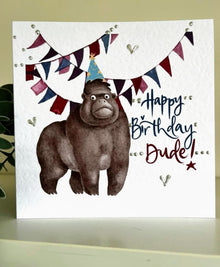  Happy Birthday Gorilla Card - Coppertop Cards