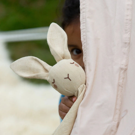 Rabbit Organic Baby Comforter Toy - Little Green Radicals