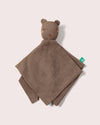 Little Green Radicals Bear organic cotton muslin baby comforter.