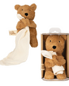 Teddy Muslin Comforter - Organic Cotton Baby Comforter - Wooly Organics
