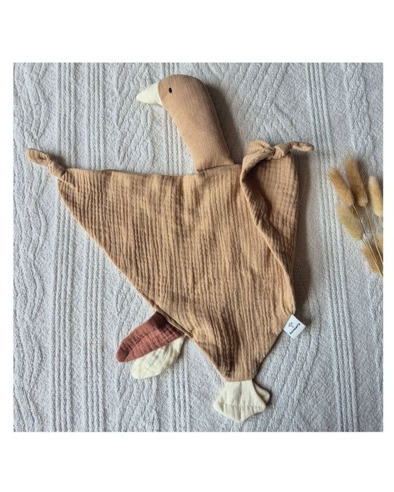 Soft Hydrophilic Goose Plush Toy for Comforter - Brown