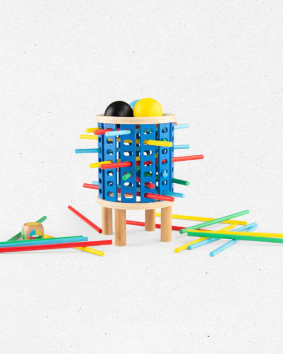 Giga Bomb Wooden Game – Fun Family Challenge for Kids 4+ - Moulin Roty