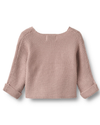 Siva Organic Cotton Knit Wrap Cardigan - Baby - Wheat