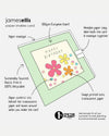 It’s Twins Stars Confetti New Baby Card – Plastic-Free Paper Shakies