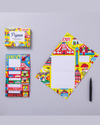 Circus Pigeon Folding Stationery Letter Pack - 6 Cards - Pigeon Posted