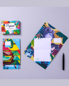 Wild Lives Pigeon Kids' Folding Letter Set - Pack of 6 - Pigeon Posted