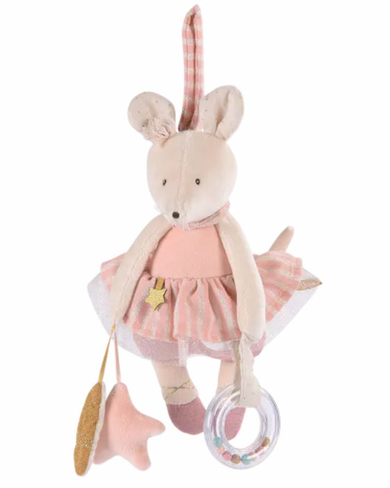 Mouse Hanging Activity Plush – Moulin Roty