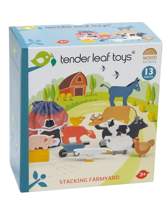 Wooden Stacking Farmyard - Tender Leaf Toys