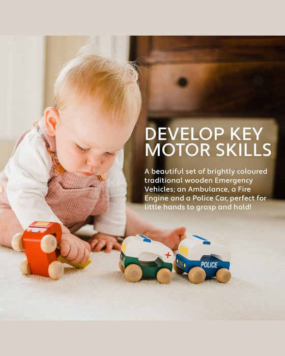 First Wooden Emergency Vehicles – Orange Tree Toys
