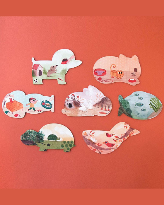 I love my pets puzzle - Londji