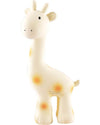 Giraffe Natural Rubber Teether, Rattle & Bath Toy – 100% Plastic-Free Baby Toy - Tikiri