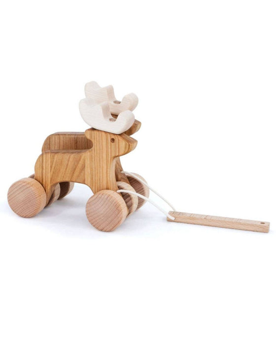 Double Wooden Reindeers (Jumping) - Bajo