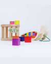 Wooden Snail Sortroller - Shape Sorter & Pull Toy - Bajo