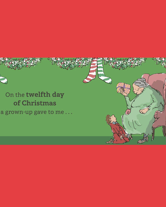 Roald Dahl: On the First Day of Christmas (Board Book) – A Gloriumptious Festive Counting Story Illustrated by Quentin Blake