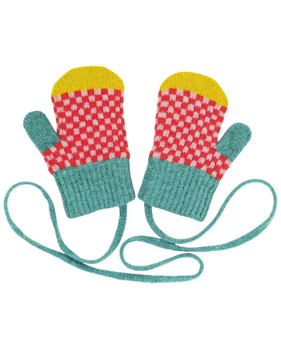 Kids' Patterned Lambswool Mittens & Gloves - Catherine Tough