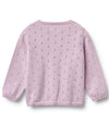 Maia Organic Cotton Knit Cardigan - Wheat