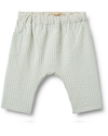 Striped shorts on a white background