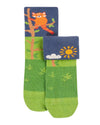 Organic Baby & Toddler Fun Fold Over Socks 2 Pack – Woodland - Frugi