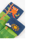 Organic Baby & Toddler Fun Fold Over Socks 2 Pack – Woodland - Frugi