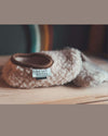 Kids Ballerina Slippers – Macchiato - 100% Sheep’s Wool with Anti-Slip Sole – We Are Woven