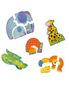 Animal Evolutionary Puzzles (20 pcs) - The Toupitis Collection - Moulin Roty - Age 2-4 years
