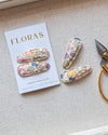 Almond Scallop Clips - Liberty - Floras
