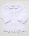 White Fleck Buttoned Blouse - Ruth Lednik