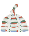 Organic Knotted Baby Hat – Sardine Print - Pigeon Organics