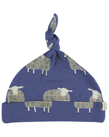  Knotted Baby Hat – Sheep - Pigeon Organics