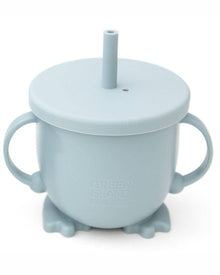  Silicone Baby Sippy Cup - Blue/Green/Pink - Green Island