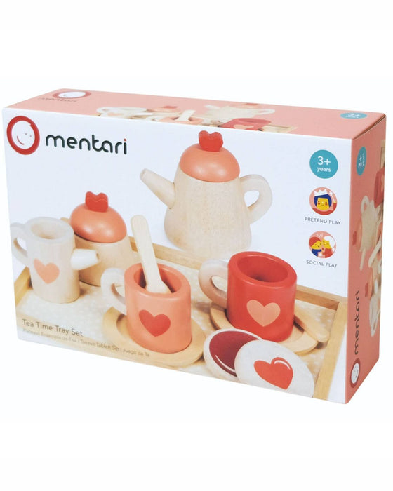 Wooden Tea Time Tray Set - Mentari