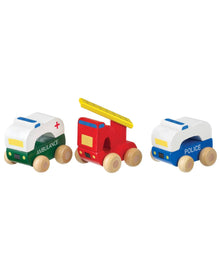  First Wooden Emergency Vehicles – Orange Tree Toys