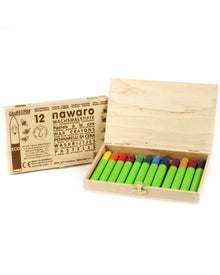  Okonorm Chubby Gnome Wax Crayons – Set of 12 in FSC Wooden Box