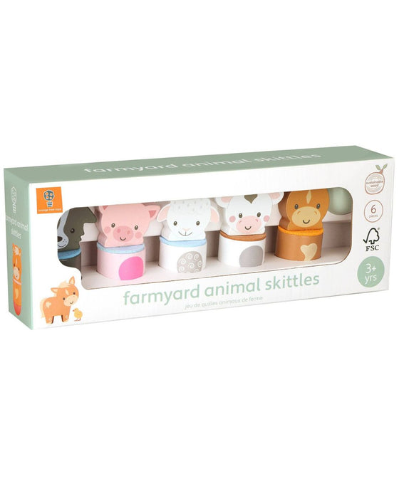 Farmyard Animal Skittles - Orange Tree Toys