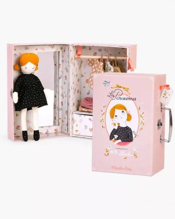 Mademoiselle Blanche Wardrobe Doll Set – Moulin Roty