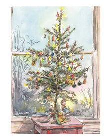  Christmas Card – Twilight Christmas Tree - Claire Fletcher