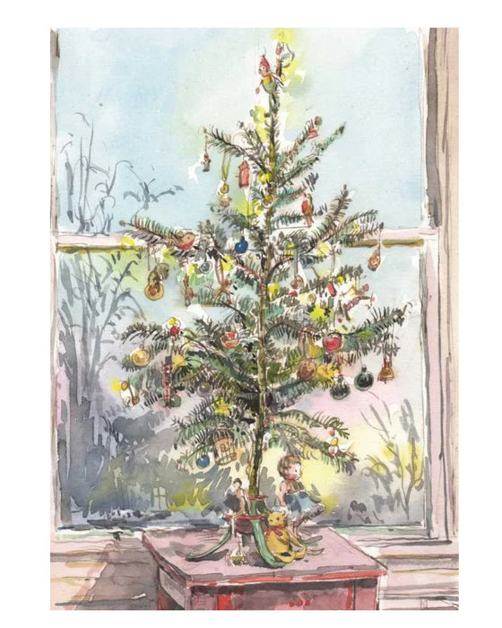 Christmas Card – Twilight Christmas Tree - Claire Fletcher