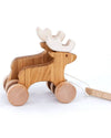 Double Wooden Reindeers (Jumping) - Bajo