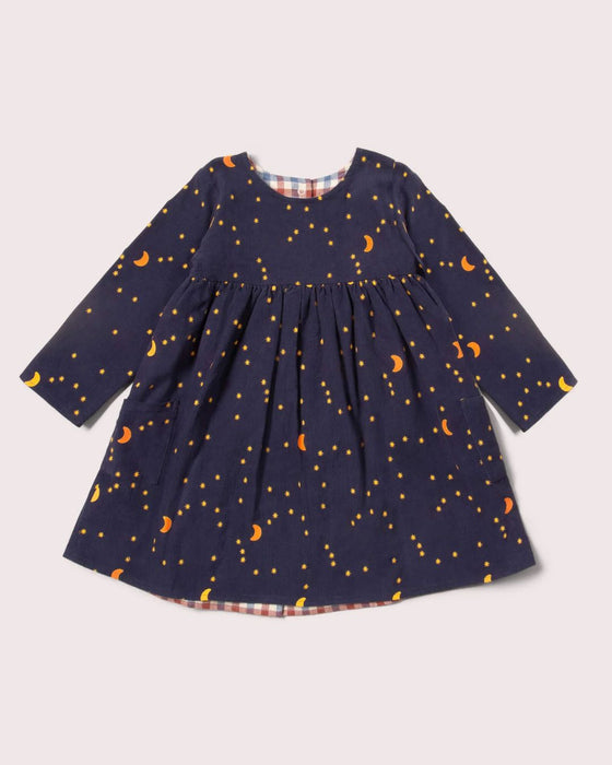 Dark Night Reversible Pocket Dress - Little Green Radicals