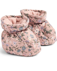  Puffer Baby Booties Fuffa - Print Floral Print - Wheat