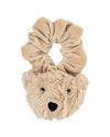 Velour Scrunchie with Teddy - Organic Cotton Hair Accessory - Wooly Organics
