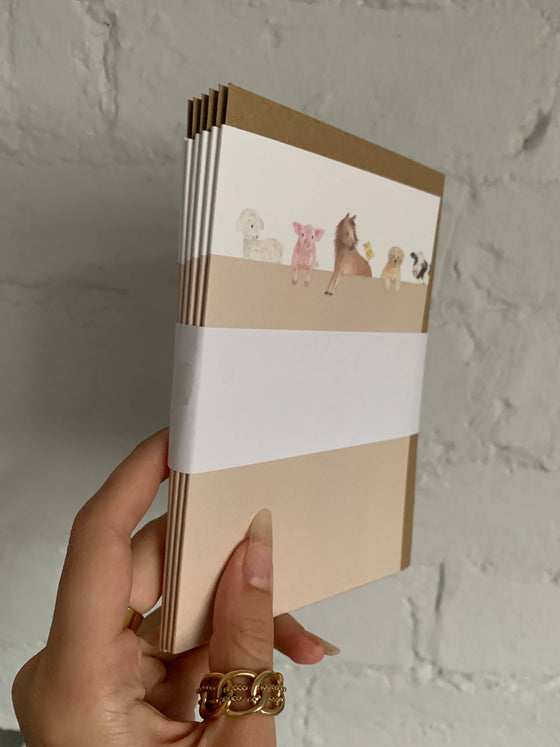 Farmyard Welcome to the World Baby Card - Little Roglets