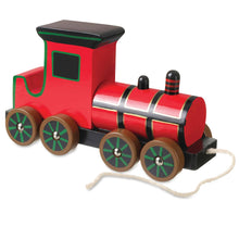  Steam Train Wooden Pull Along - Orange Trees Toys