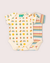 Vintage Rainbows Organic Baby Bodysuit 2 Pack – Little Green Radicals