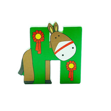  Alphabet Wooden letter H
