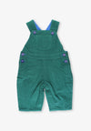 Organic Green Corduroy Dungarees - Toby Tiger