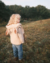 Woollen Bodywarmer - Ovi Beige - Kids Zip Gilet with Ears - 100% Sheep’s Wool – We Are Wovens